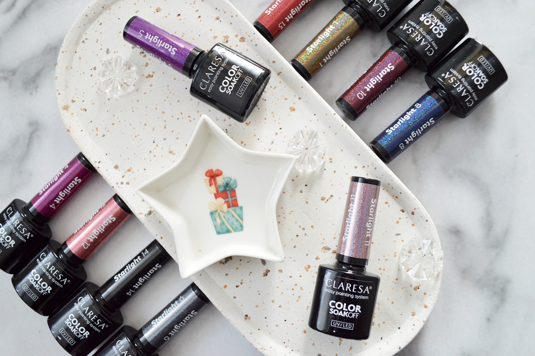 Starlight kolekcja lakierów Claresa puderek.com.pl